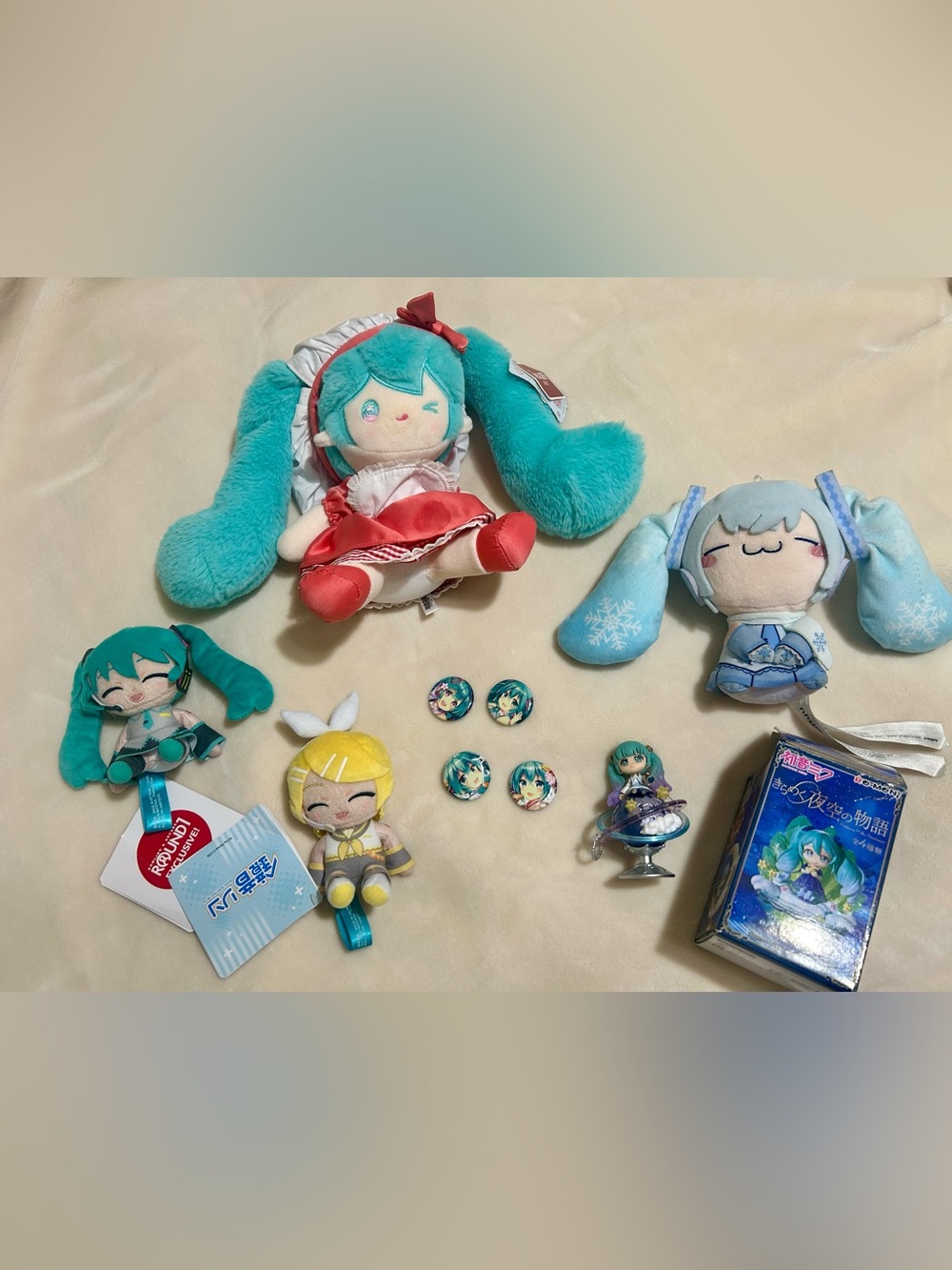 Miku Japanese plush characters Miniso